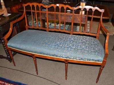 Lot 684 - A fancy three seat Georgian style sofa