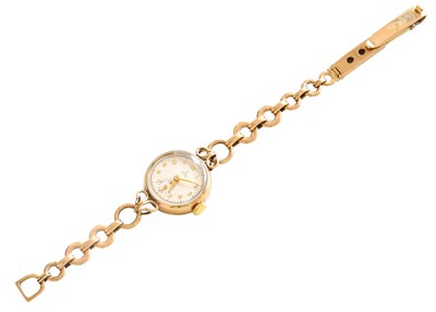 Lot 19 - A Lady's 9 Carat Gold Tudor Wristwatch