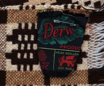 Lot 2086 - A Welsh Wool Blanket Labelled Derw Product in...