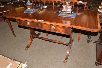 Lot 692 - A mahogany sofa table, circa 1845