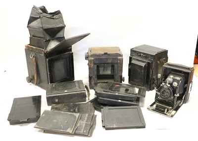 Lot 294 - Various Cameras Comprising: Thornton Pickard...