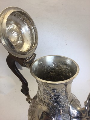 Lot 2013 - A George III Irish Silver Coffee-Pot