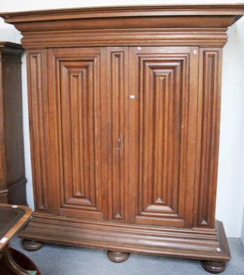 Lot 1234 - An Imposing Early 19th century Oak Armoire,...