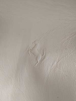 Lot 1004 - A Schedoni Cream Leather and Red Stitched...