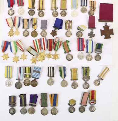 Lot 21 - A Collection of Forty One Miniature Medals,...