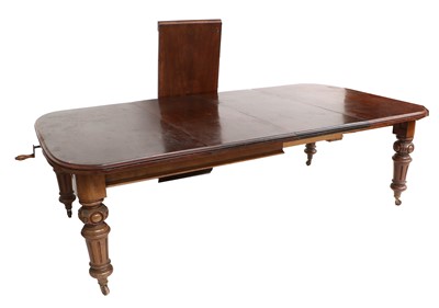 Lot 917 - A Victorian Mahogany Extending Dining Table,...