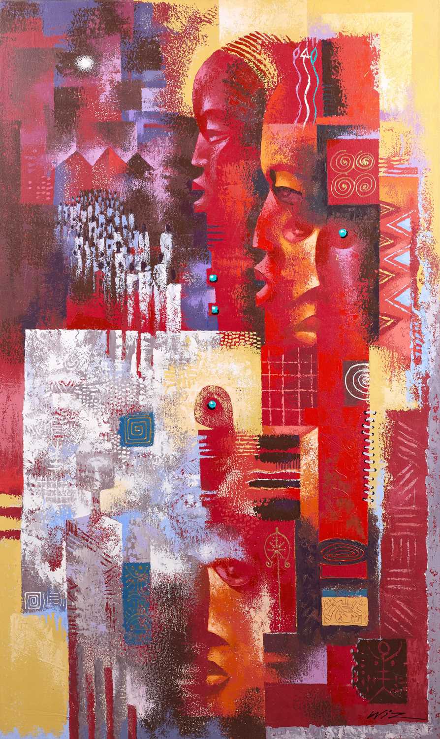 Lot 351 - Wisdom (Wiz) Kudowor (b.1957) Ghanaian...