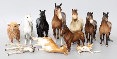 Lot 209 - Beswick Horses, including Beswick foal in...