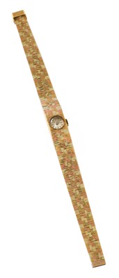 Lot 523 - A Lady's 9 Carat Gold Bueche Girod Wristwatch,...