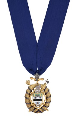 Lot 2106 - An Elizabeth II Gold and Enamel Blackburn Replica Mayoral Badge