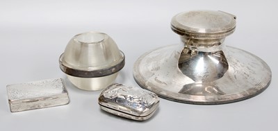 Lot 1081 - Four Assorted Silver Items, comprising a...