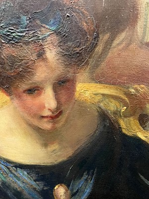 Lot 1134 - Walter Ernest Webster (1877-1959) Girl in a...