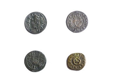 Lot 55 - Charles I, Copper Farthings, 4 coins...