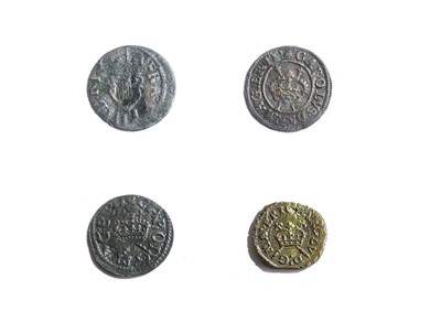 Lot 55 - Charles I, Copper Farthings, 4 coins...
