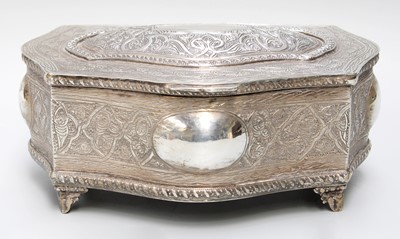 Lot 1029 - An Egyptian Silver Box, Tanta, Second Half...