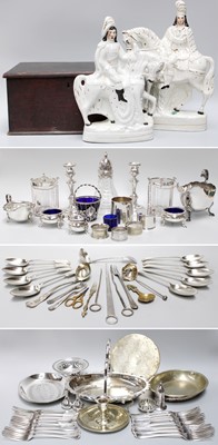 Lot 1007 - A Collection of Assorted Silver and Silver...