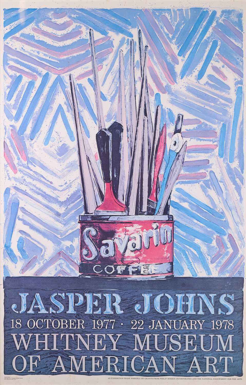 Lot 310 - Jasper Johns (b.1930) American "Savarin Poster"...
