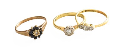 Lot 80 - An 18 Carat Gold Diamond Solitaire Ring,...