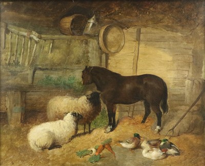 Lot 653 - John Frederick Pasmore (1820-1881) Barn...