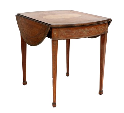 Lot 818 - A Victorian Satinwood, Rosewood-Crossbanded...