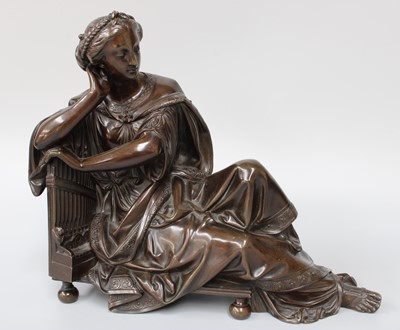 Lot 250 - A Patinated Bronze Sculpture, 19th century,...