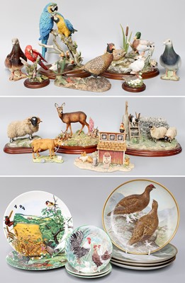 Lot 214 - Border Fine Arts and Country Artists Models,...