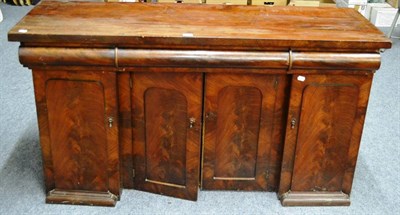 Lot 768 - Victorian mahogany small sideboard