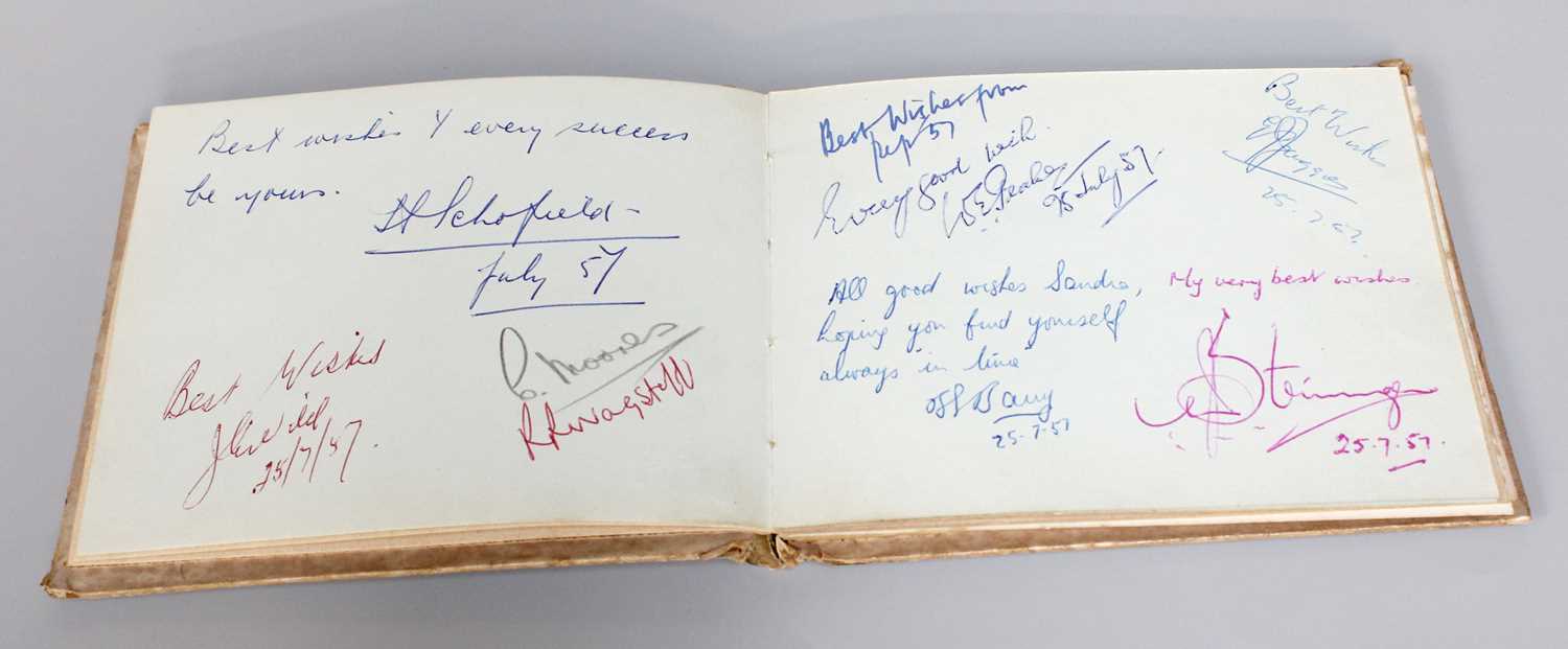 Lot 109 - Autograph Book, including various 1950's