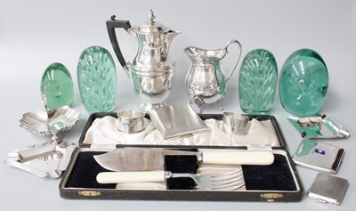 Lot 237 - A Collection of Assorted Silver and Silver...