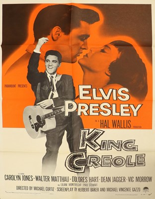 Lot 4201 - Elvis Presley - King Creole Film Poster