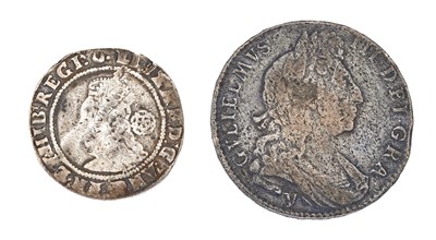 Lot 22 - Elizabeth I, sixpence 1587, mm. crescent...