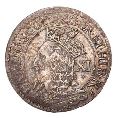 Lot 283 - Scotland, Charles I, Forty Pence, (1.59g),...