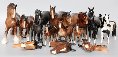 Lot 203 - Beswick Horses Including, Pinto Pony, Piebald...