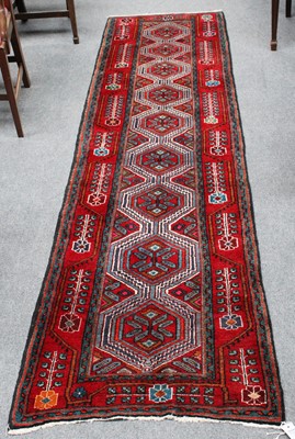 Lot 1218 - An Iranian Hamadan Runner, 280cm by 72cm