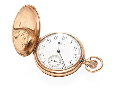 Lot 193 - A 9 Carat Gold Full Hunter Waltham Pocket Watch