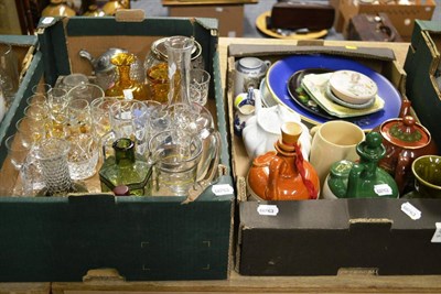 Lot 802 - Decorative ceramics, glass and pictures (in eight boxes)