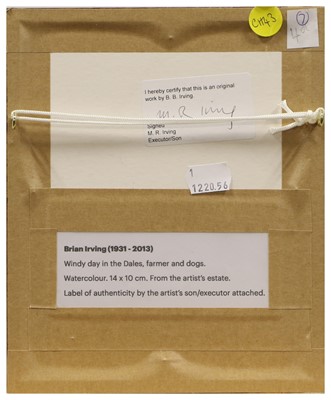 Lot 608 - Brian Irving (1931-2013) Windy day in the...