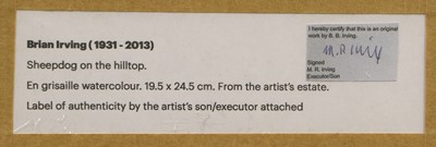 Lot 608 - Brian Irving (1931-2013) Windy day in the...
