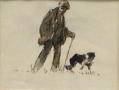 Lot 608 - Brian Irving (1931-2013) Windy day in the...
