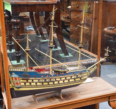 Lot 1289 - A Scale Model of the Triple Masted Ship, Wasa,...