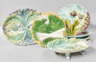 Lot 283 - A Set of Eight 19th Century French Faience...