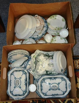 Lot 812 - Staffordshire pottery dinner service, Masons part service, a Staffordshire part tea service etc...