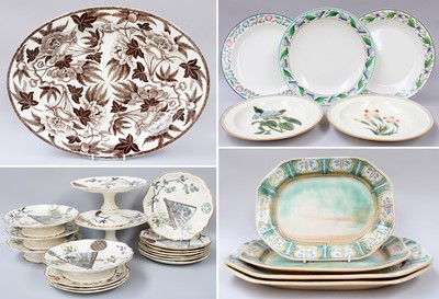 Lot 254 - Five 19th Century Wedgwood Creamware Plates, a...