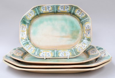 Lot 254 - Five 19th Century Wedgwood Creamware Plates, a...