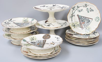 Lot 254 - Five 19th Century Wedgwood Creamware Plates, a...