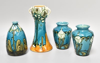 Lot 273 - Four Minton Ltd Secessionist Vases, each with...