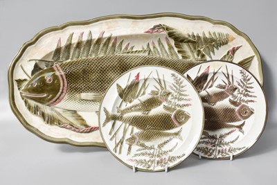 Lot 253 - A 19th Century Wedgwood Lustreware Fish...