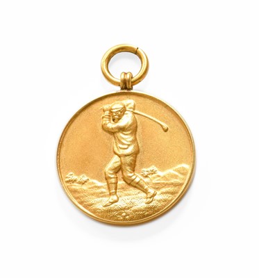 Lot 296 - A George V Gold Medal, by Fattorini and Sons...