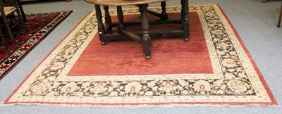 Lot 1284 - A Ziegler Design Carpet, the abrashed...