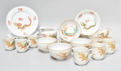 Lot 274 - A Japanese Eggshell Porcelain Teaset, with...